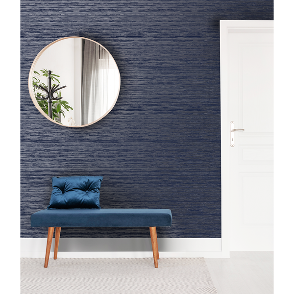 Vliestapete Gilded Texture - Vlies - Blau