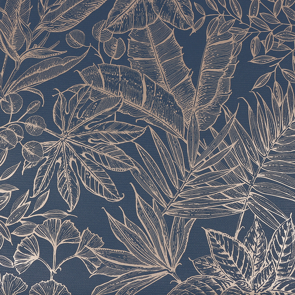Vliestapete Paradise - Vlies - Blau