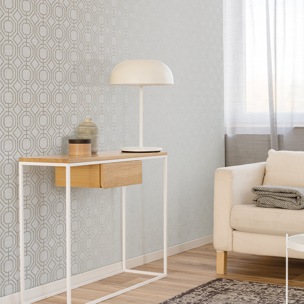 Vliestapete Luxus Geo - Vlies - Champagner