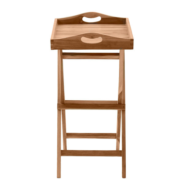 Serviertisch Scroll - Teakholz - Natur