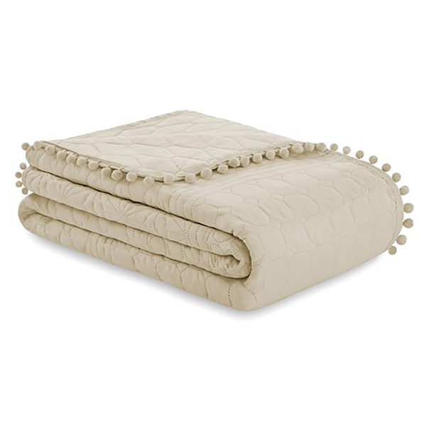 Tagesdecke Ladore - Polyester - Beige - 200 x 220 cm
