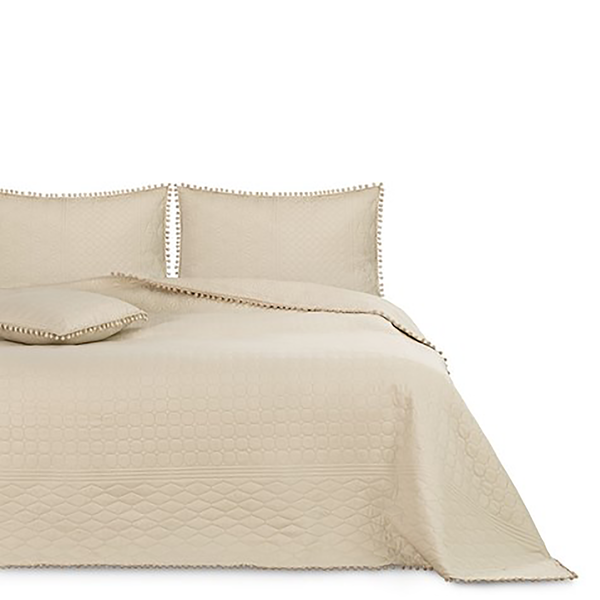 Tagesdecke Ladore - Polyester - Beige - 200 x 220 cm