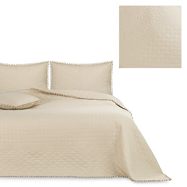 Tagesdecke Ladore - Polyester - Beige - 200 x 220 cm