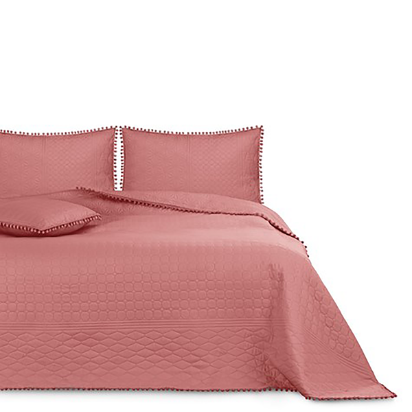 Tagesdecke Ladore - Polyester - Altrosa - 170 x 210 cm