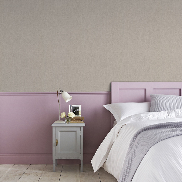 Vliestapete Calico - Vlies - Beige