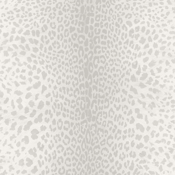 Vliestapete Leopard - Vlies - Grau