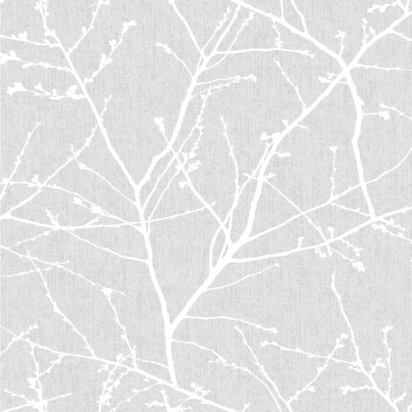 Vliestapete Innocence - Vlies - Lichtgrau