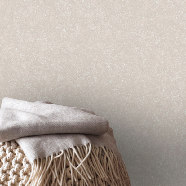 Vliestapete Halo - Vlies - Taupe