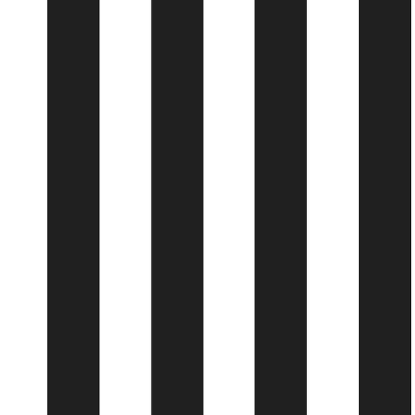 Vliestapete Streifen - Vlies - Schwarz