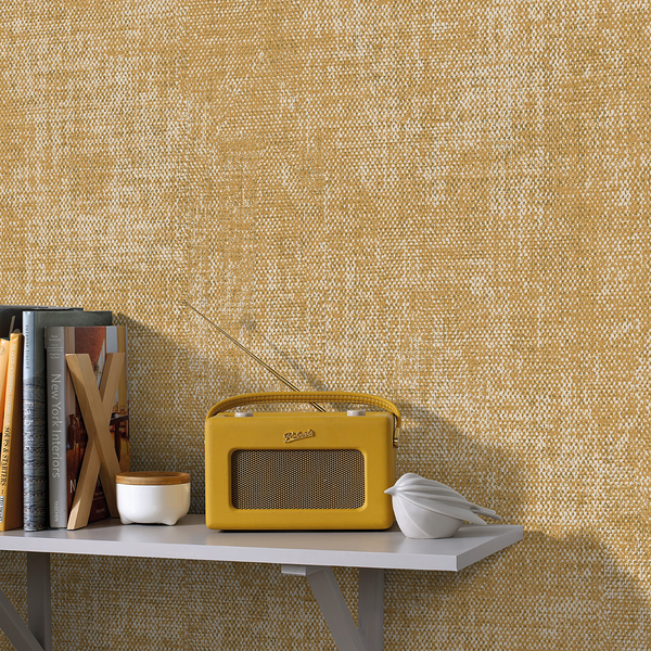 Vliestapete Zara - Vlies - Ocker