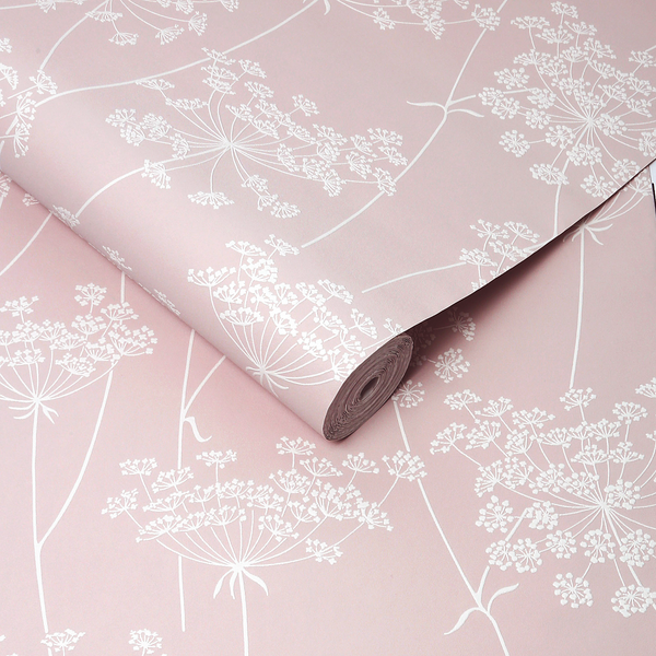 Vliestapete Aura - Vlies - Pink