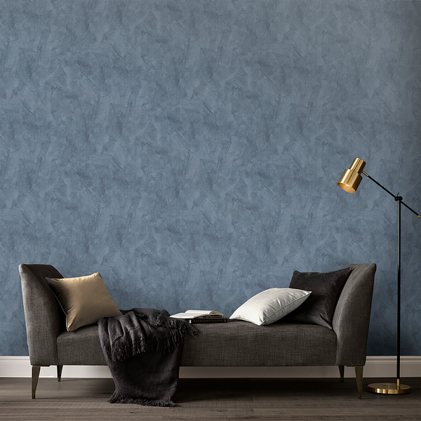 Vliestapete Raw Industry - Vlies - Blau
