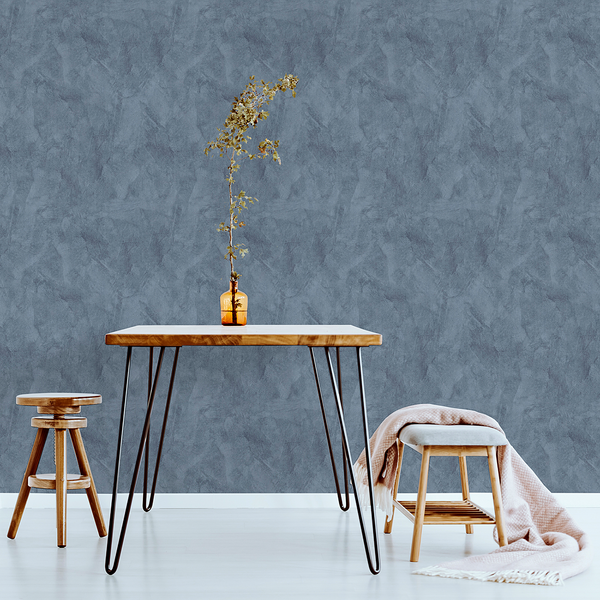 Vliestapete Raw Industry - Vlies - Blau