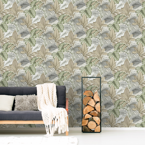 Vliestapete Indra - Vlies - Beige