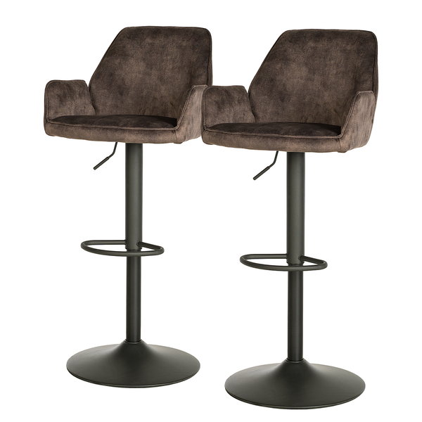 Barstuhl Prace 2er-Set - Mit Armlehnen