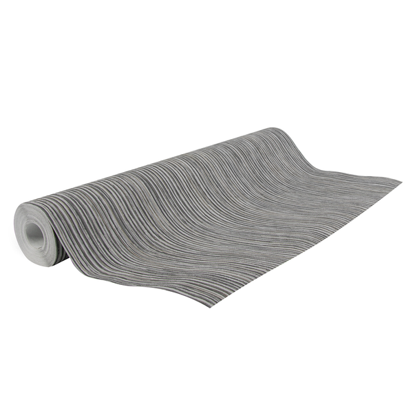 Vliestapete Streifen - Vlies - Grau