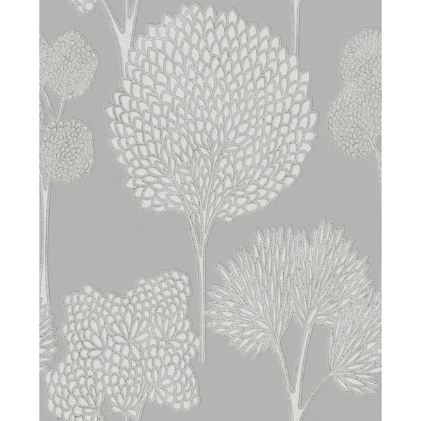 Vliestapete Whimsical - Vlies - Grau