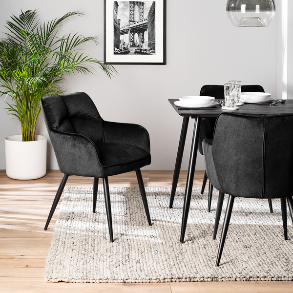 Armlehnenstuhl Trillick - Anthrazit