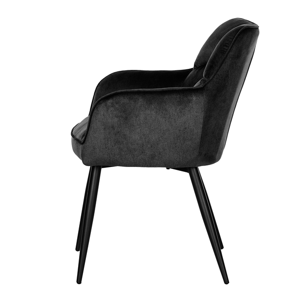 Armlehnenstuhl Trillick - Anthrazit