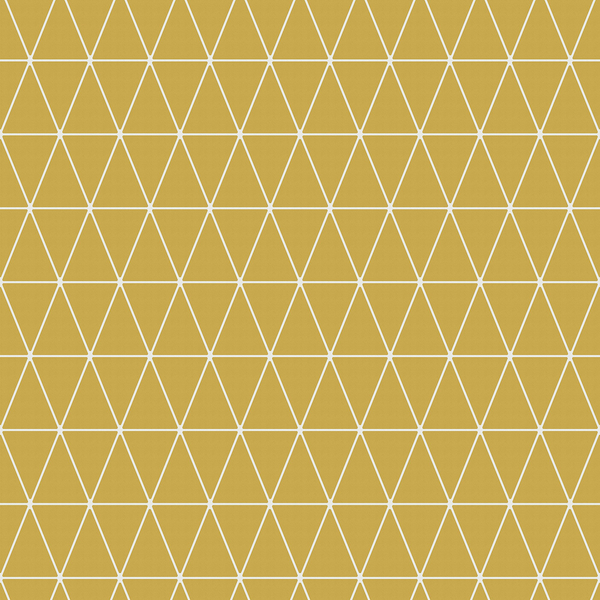 Vliestapete Triangolin - Vlies - Ocker
