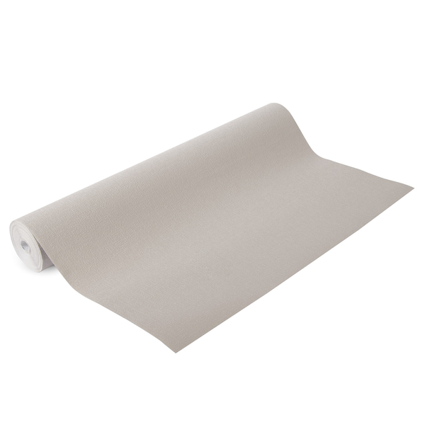 Vliestapete Textil Uni - Vlies - Taupe