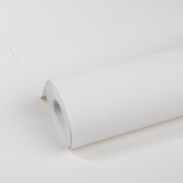 Vliestapete Textil II - Vlies - Weiß