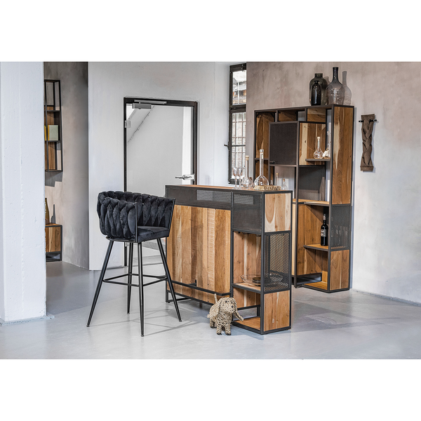 Barstuhl Feltham - Schwarz