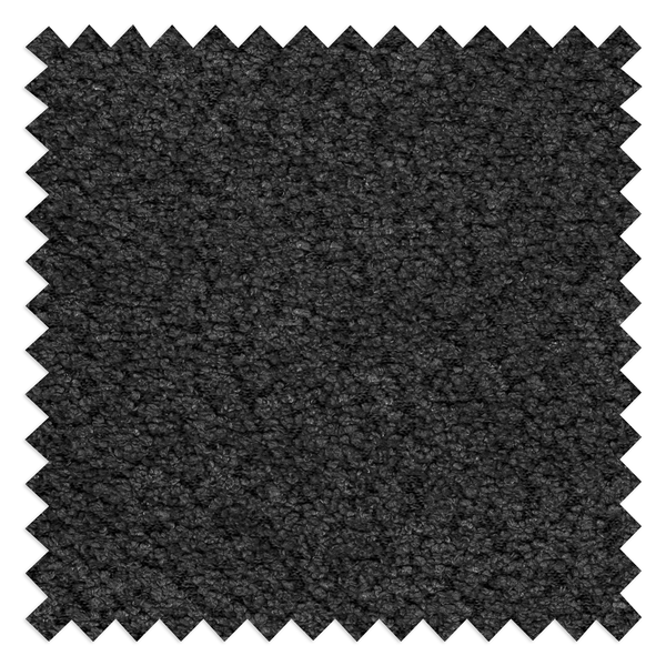 Polsterhocker LOVELOCK - Bouclé Stoff Cady: Schwarz