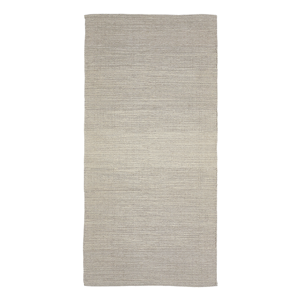 Kurzflorläufer Opland - Baumwolle - Taupe - 70 x 140 cm