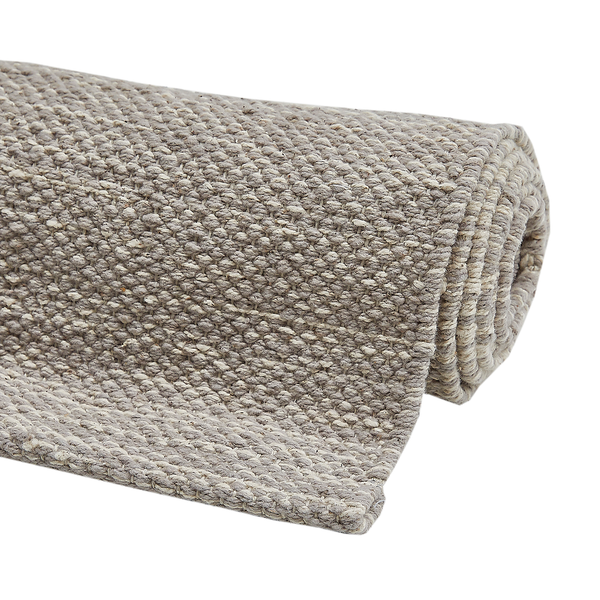 Kurzflorläufer Opland - Baumwolle - Taupe - 70 x 140 cm