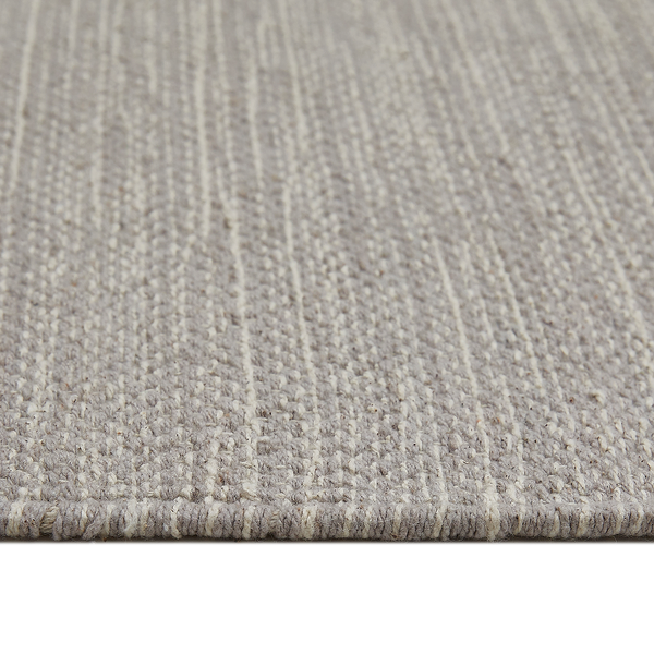 Kurzflorläufer Opland - Baumwolle - Taupe - 70 x 140 cm