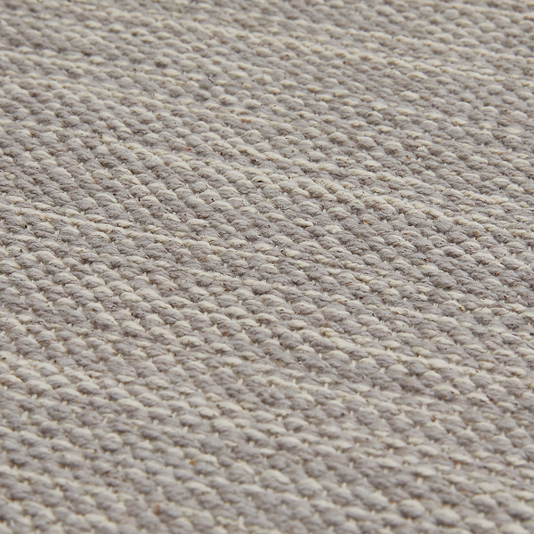 Kurzflorläufer Opland - Baumwolle - Taupe - 70 x 140 cm