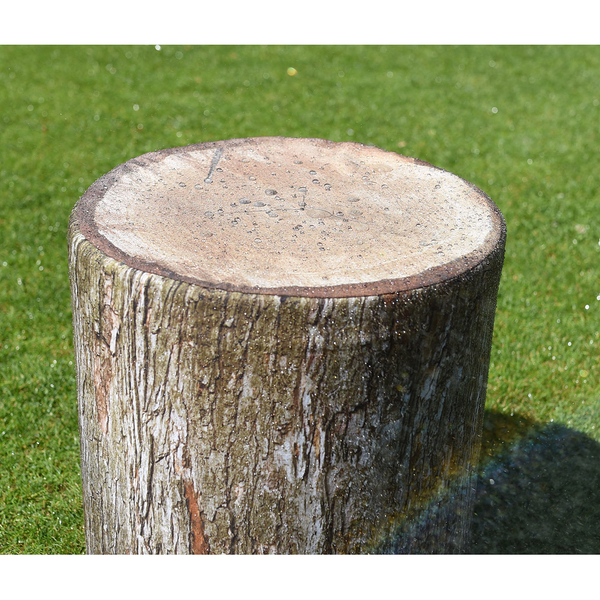 Sitzhocker Timberly - Webstoff - Braun