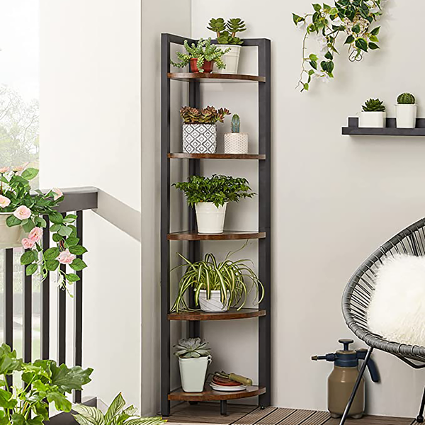 Eckregal Long Pine III - Braun / Schwarz