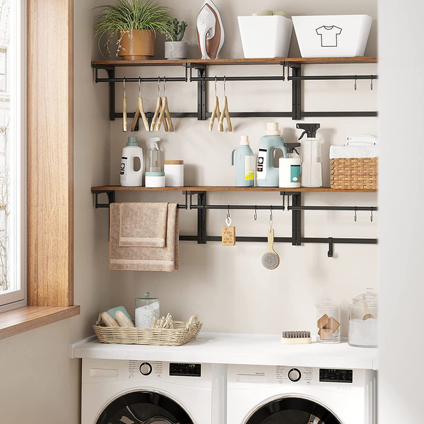 Wandgarderobe Montevallo III - Braun / Schwarz