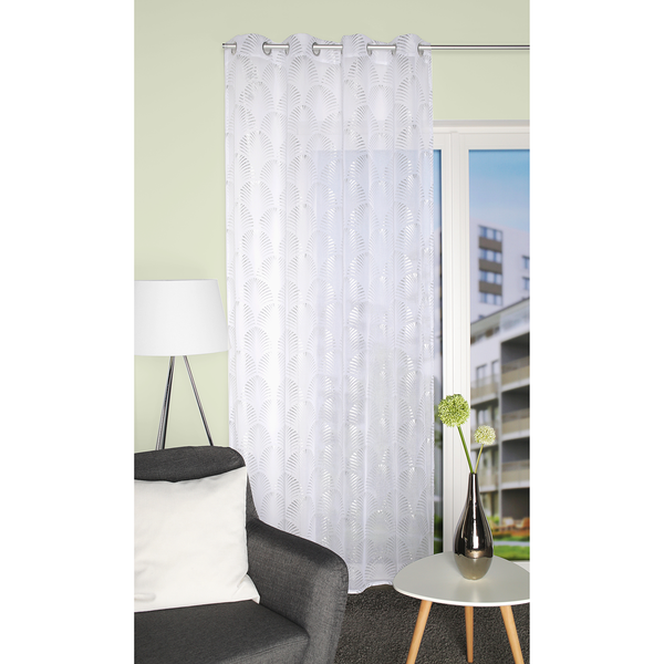 Ösenschal Sunrise - Polyester - Silber