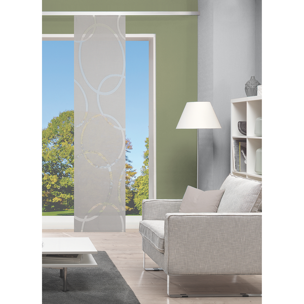 Schiebevorhang Scherli Pinalo II - Polyester - Grau