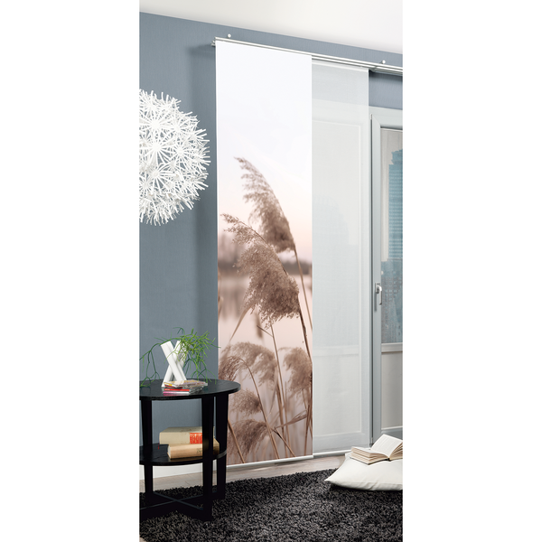 Schiebevorhang Trawy - Polyester - Natur