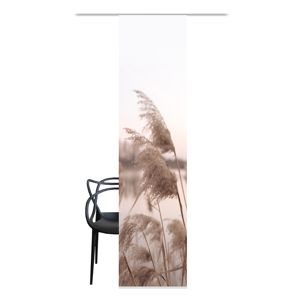 Schiebevorhang Trawy - Polyester - Natur