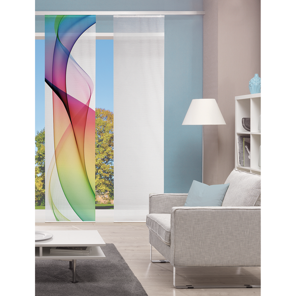 Schiebevorhang Miglia - Polyester - Multicolor