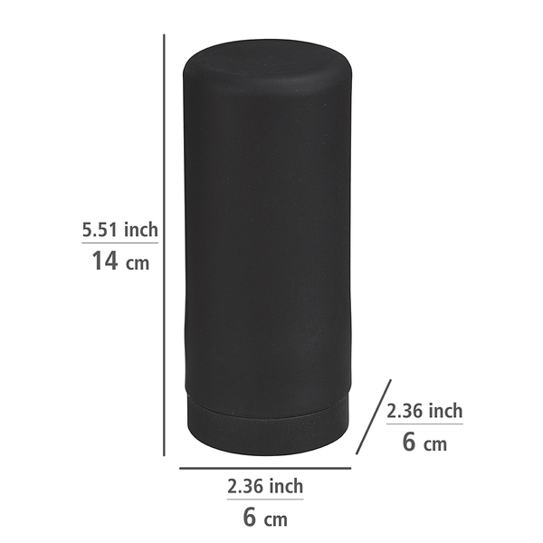 Spülmittelspender Easy Squeez-e - Silikon / Nylon - Schwarz