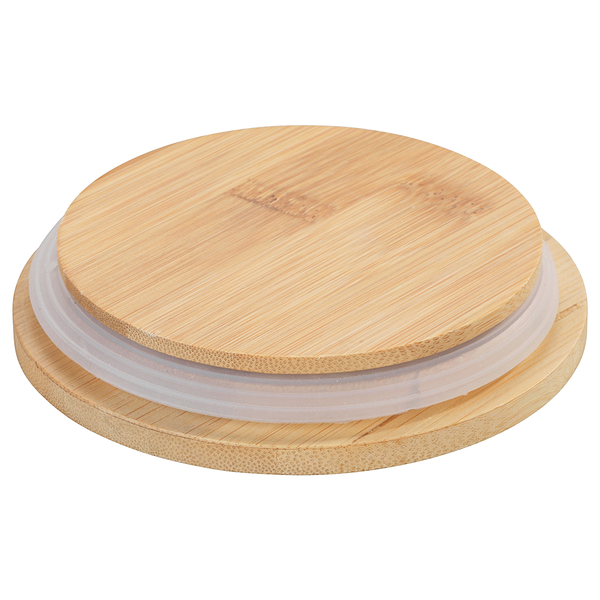 Vorratsdose Mala - Keramik / Bambus - Blau / Weiß - Fassungsvermögen: 0.7 L