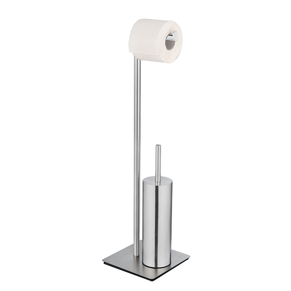 Stand WC-Garnitur Recco - Edelstahl - Matt