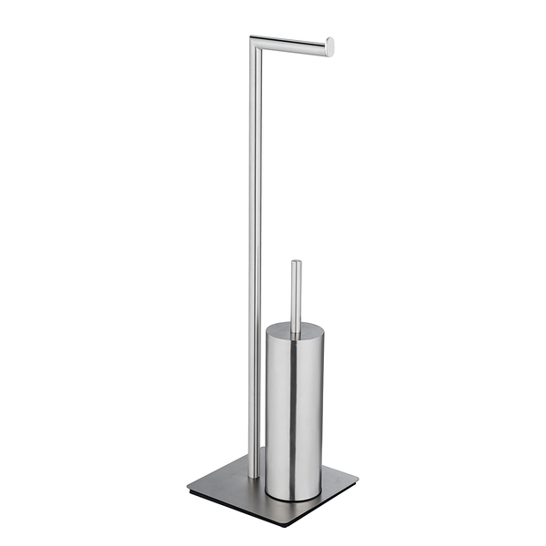 Stand WC-Garnitur Recco - Edelstahl - Matt
