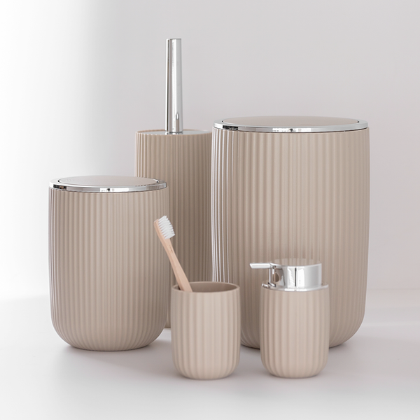 WC-Garnitur Agropoli - Kunststoff - Beige