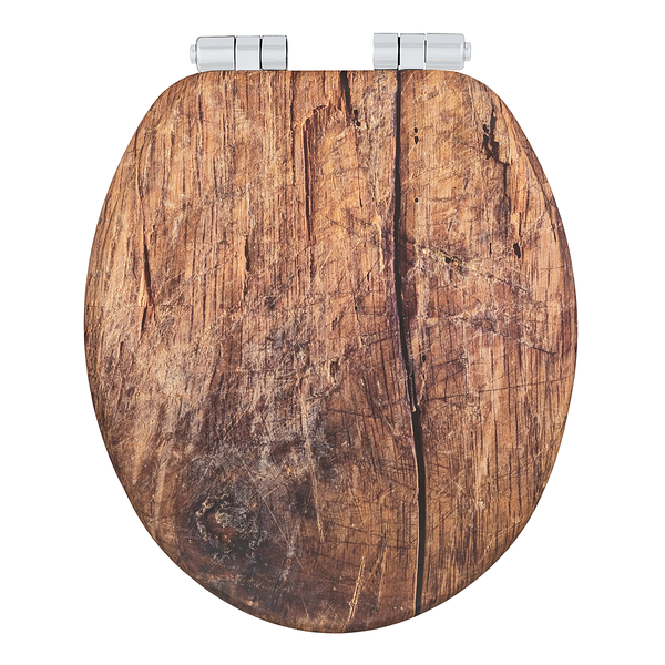WC-Sitz Rustic - Braun