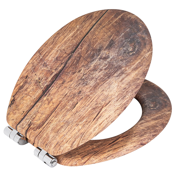 WC-Sitz Rustic - Braun