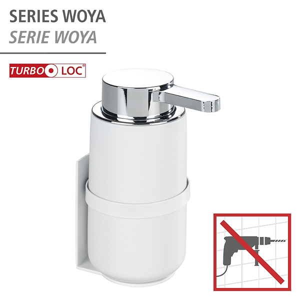 Seifenspender Woya - Keramik / Kunststoff - Weiß