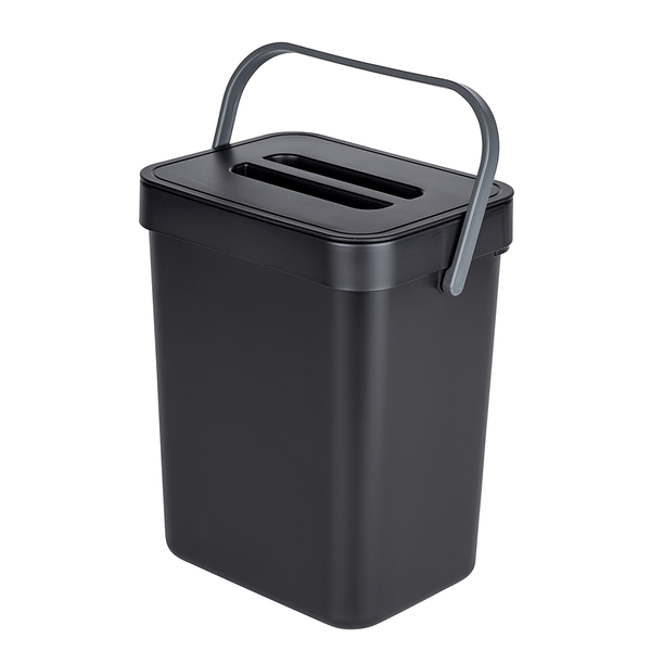 Küchenmülleimer Tago - Polypropylen - Schwarz