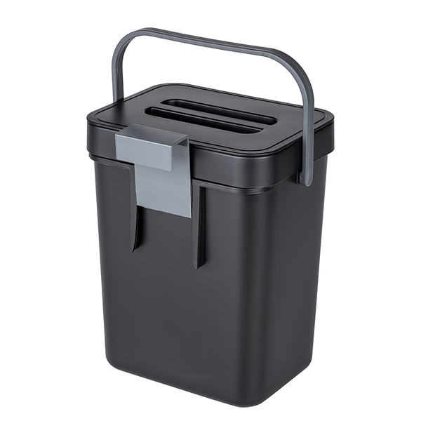 Küchenmülleimer Tago - Polypropylen - Schwarz